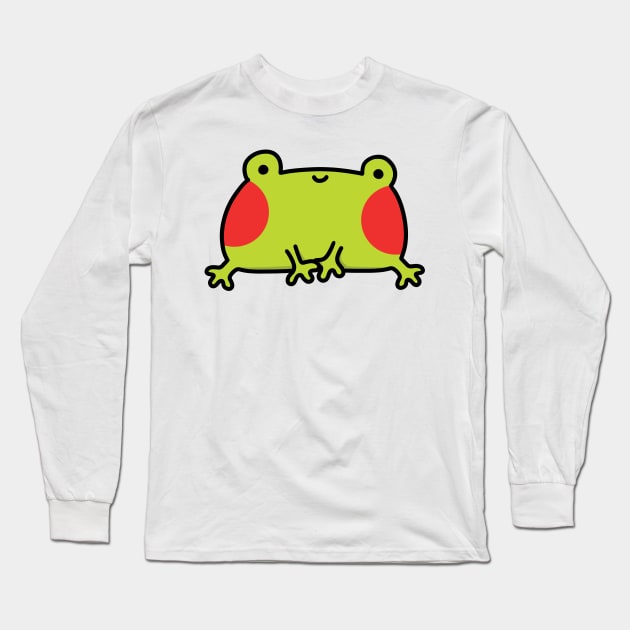 Sitting frog Long Sleeve T-Shirt by Nikamii